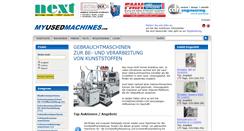 Desktop Screenshot of myusedmachines.com